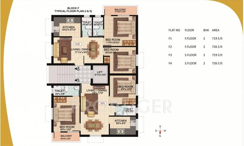 Images for Cluster Plan of Colorhomes Breeze Avenue