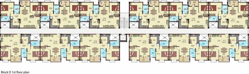 Images for Cluster Plan of TVS Emerald Green Hills