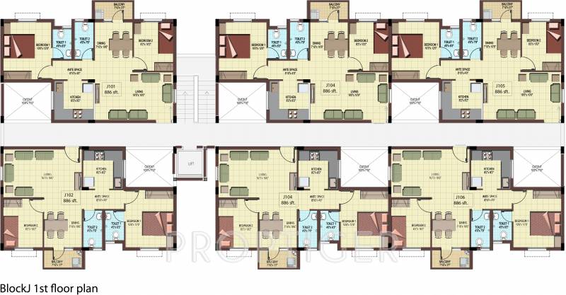 Images for Cluster Plan of TVS Emerald Green Hills