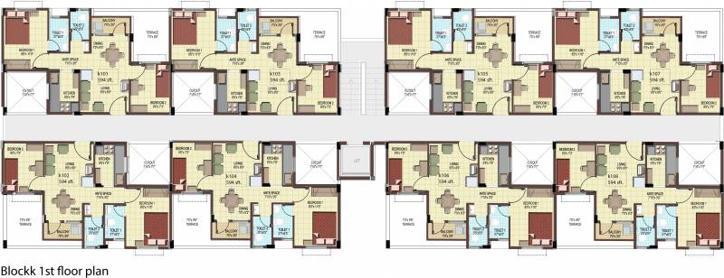 Images for Cluster Plan of TVS Emerald Green Hills