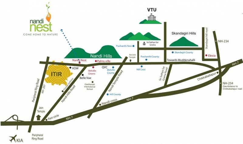  nandi-nest Location Plan
