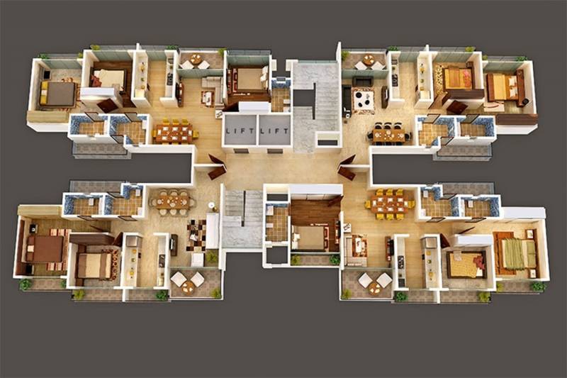 Images for Cluster Plan of Triveni Laurel