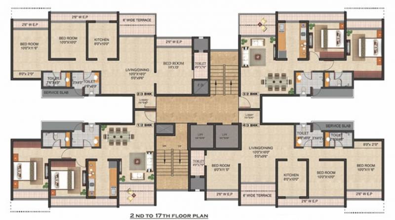 Images for Cluster Plan of Triveni Laurel