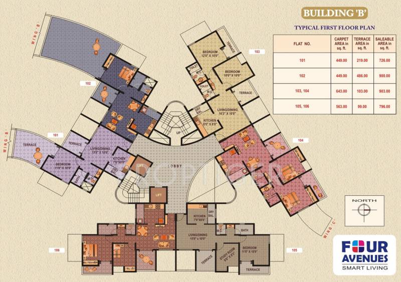 Images for Cluster Plan of Ikon Four Avenues