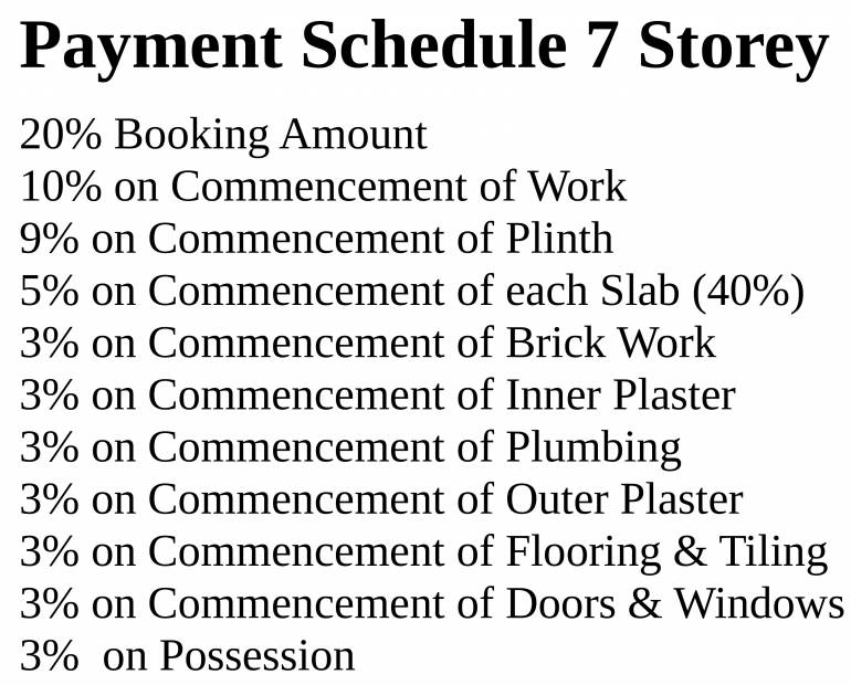Images for Payment Plan of Tharwani Vedant Nakshatra