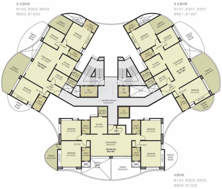 Images for Cluster Plan of Guardian The Palladium