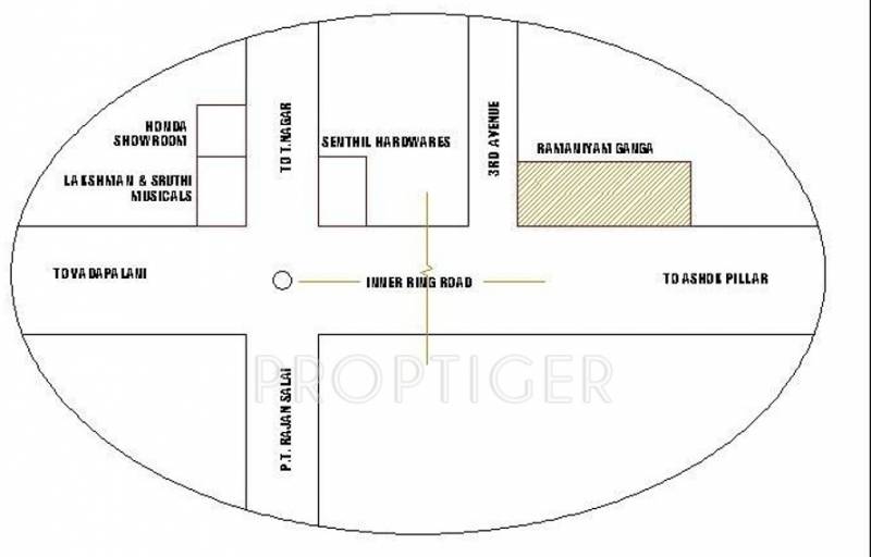 Images for Location Plan of Ramaniyam Real Estates Ganga