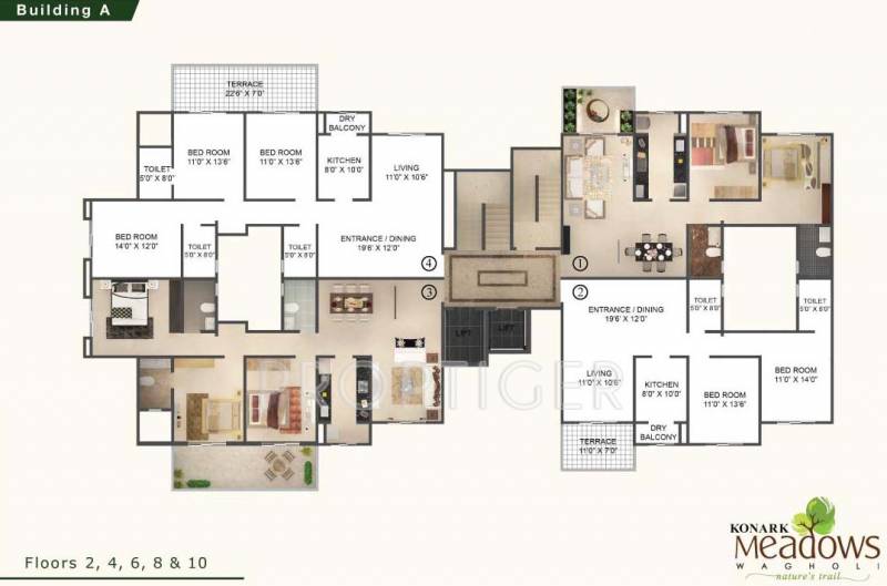 karia-developers konark-meadows Cluster Plan