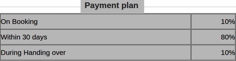 Images for Payment Plan of Jain Inseli Park