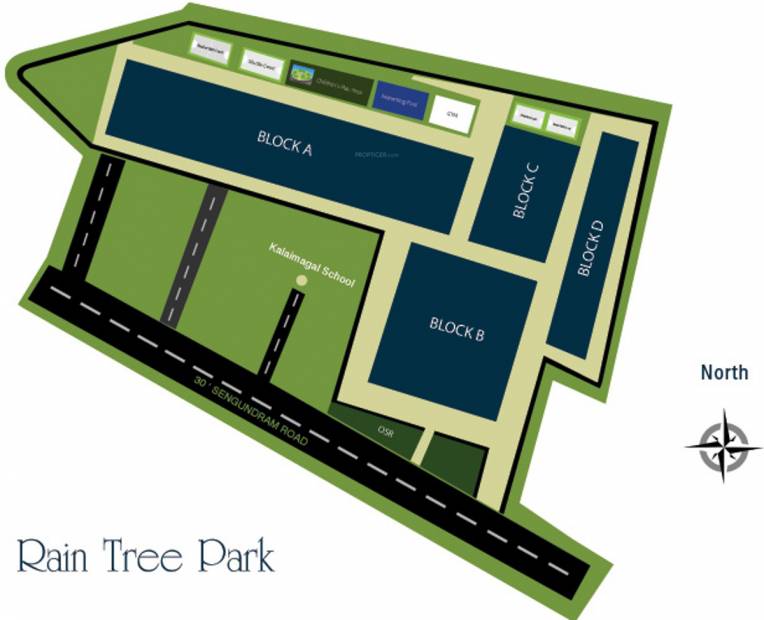 Images for Location Plan of Shanthi Rain Tree Park