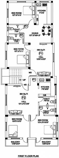 Images for Cluster Plan of Ganesh Builders Sri Nivas
