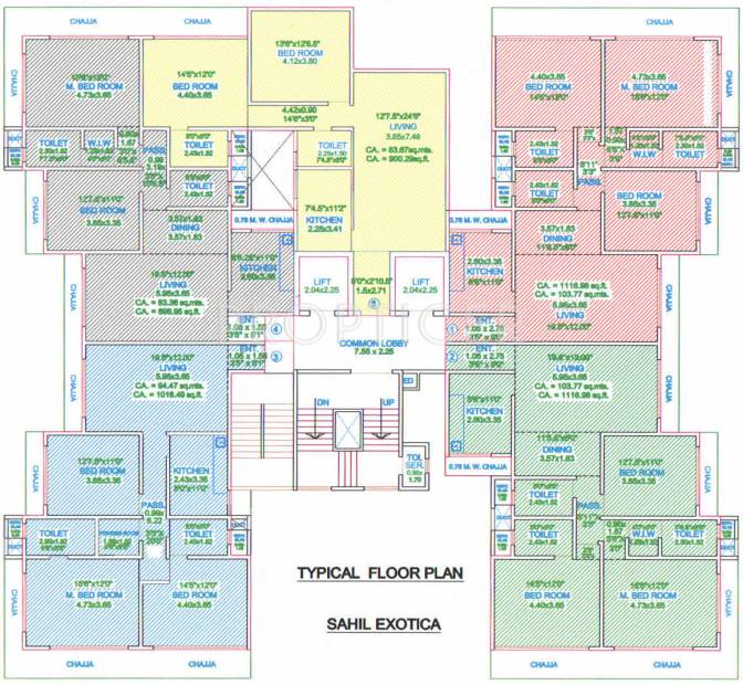 Images for Cluster Plan of Bombay Sahil Exotica