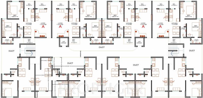 Images for Cluster Plan of Immaculate Mountain View Residency