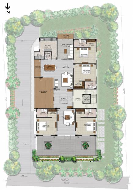 sumanth sreshta-serenity Cluster Plan