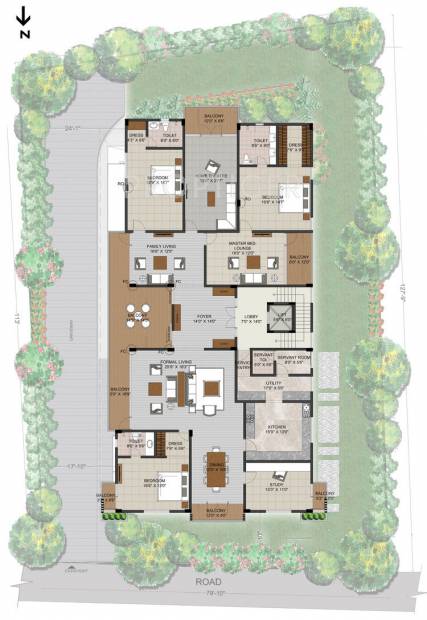 sumanth sreshta-serenity Cluster Plan