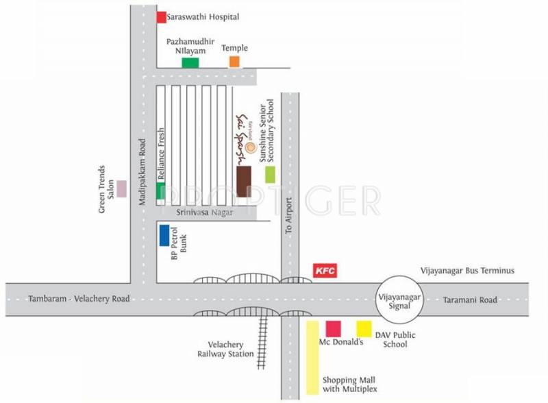 Images for Location Plan of Fairyland Sai Sparsh