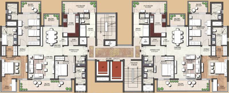 Images for Cluster Plan of Assotech Orion Tower
