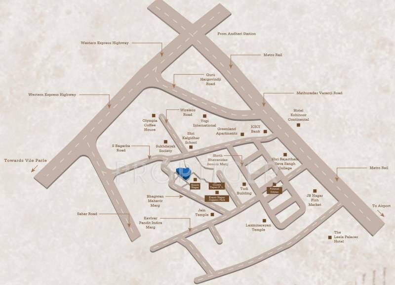  dilkhush Images for Location Plan of Vakratunda Dilkhush