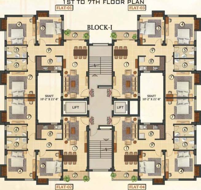 Images for Cluster Plan of Ganguly 4 Sight Grand Castle