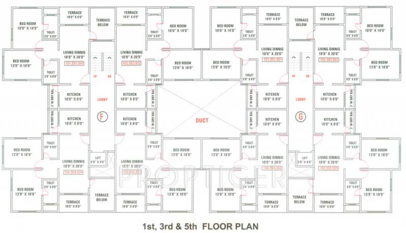Images for Cluster Plan of Ramesh Builders Hermes Drome