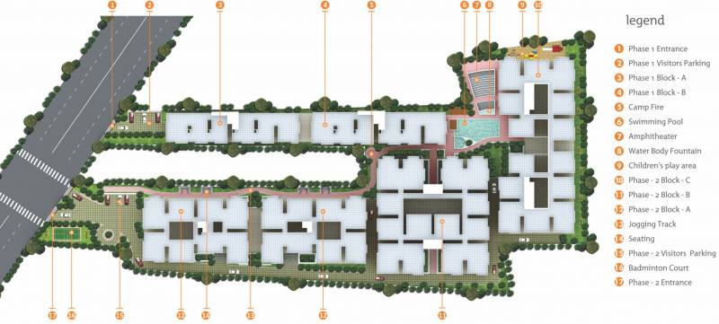  symphony Images for Site Plan of Saroj Symphony