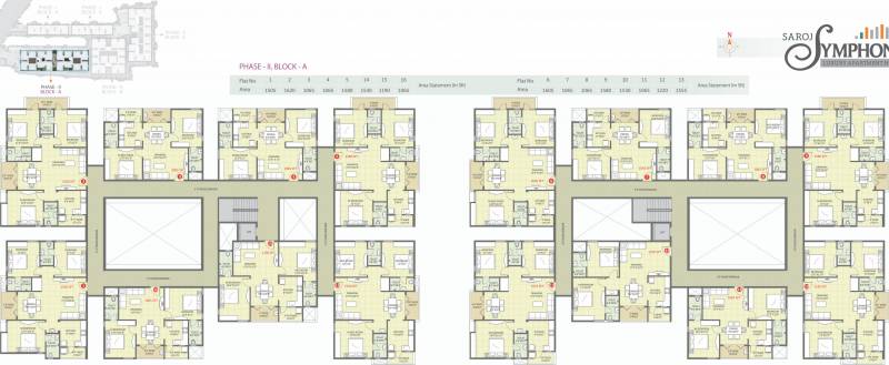  symphony Images for Cluster Plan of Saroj Symphony