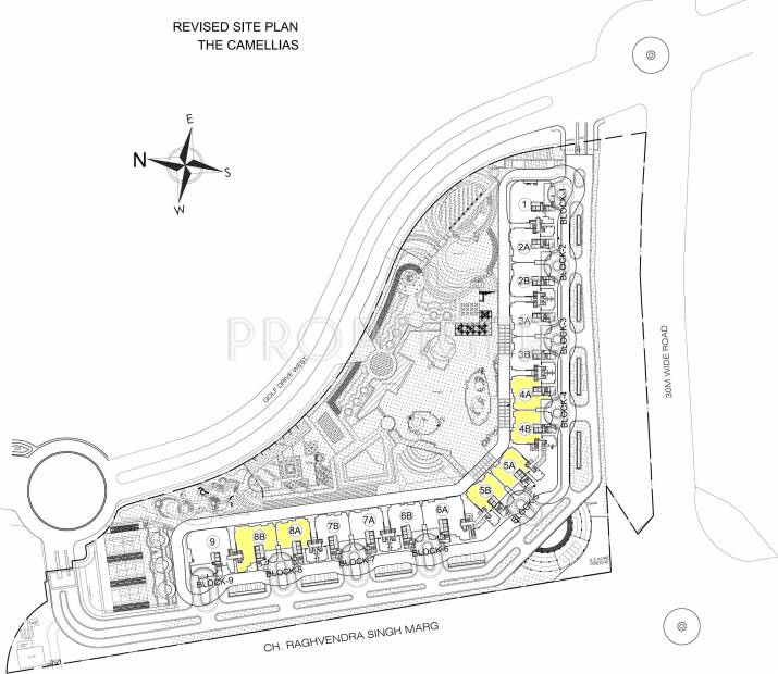  camellias Images for Site Plan of DLF Camellias