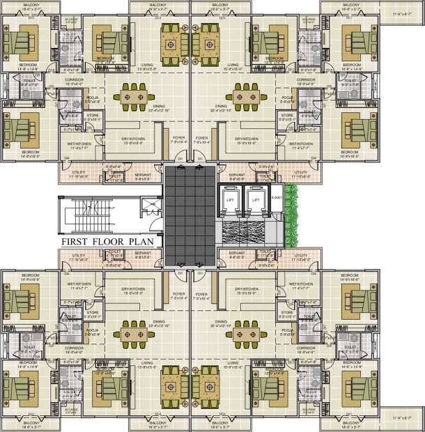 Images for Cluster Plan of NR Orchid Gardenia