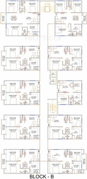 Images for Cluster Plan of Srisairam Lake City