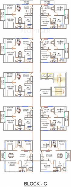 Images for Cluster Plan of Srisairam Lake City