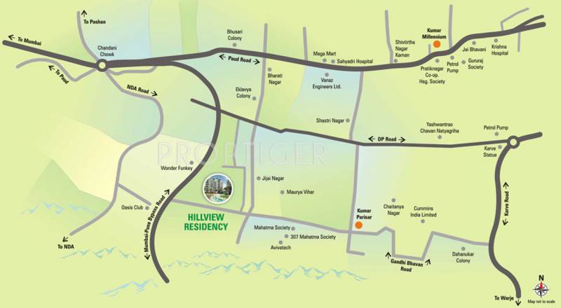  hillview-residency Images for Location Plan of Kumar Hillview Residency