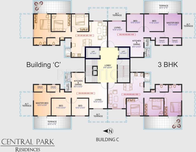 Images for Cluster Plan of Maruti Central Park Residences