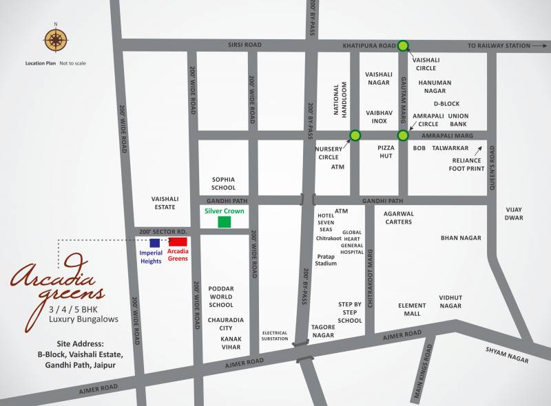 Images for Location Plan of Vardhman Arcadia Greens