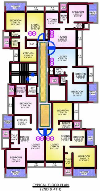 Images for Cluster Plan of Platinum Om Sai Residency