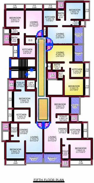 Images for Cluster Plan of Platinum Om Sai Residency