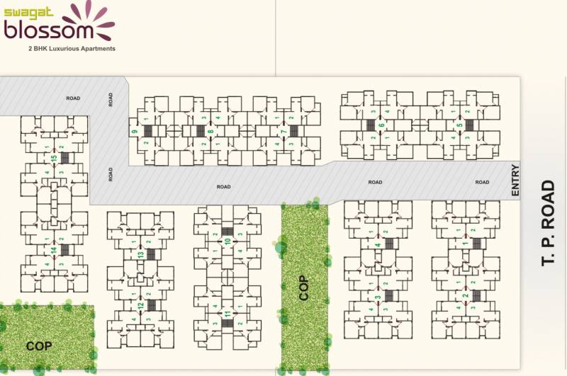  blossom Images for Layout Plan of Swagat Blossom