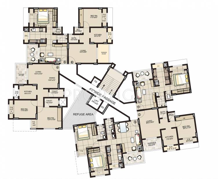 Images for Cluster Plan of Neelsidhi Morya