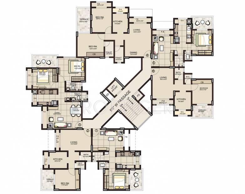 Images for Cluster Plan of Neelsidhi Morya