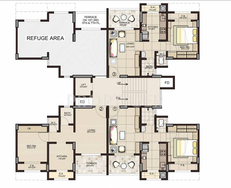 Images for Cluster Plan of Neelsidhi Morya