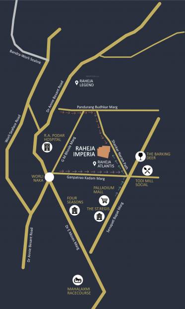  imperia-i Images for Location Plan of Raheja Imperia I