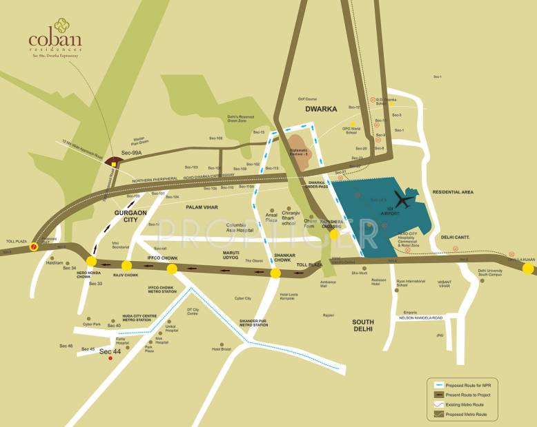  coban-residences Images for Location Plan of Pareena Coban Residences