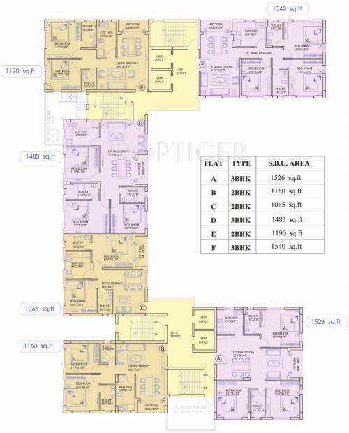  active-greens Images for Cluster Plan of Ruchi Active Greens
