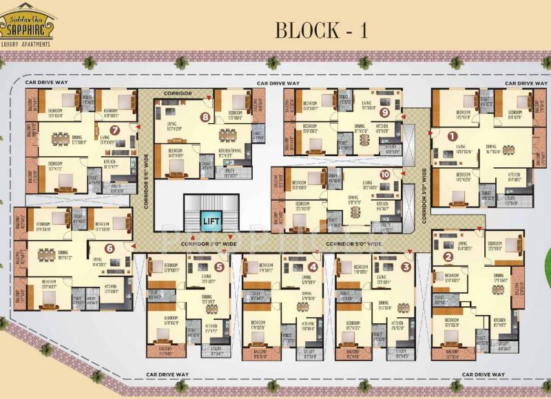 Images for Cluster Plan of Siddartha Sapphire