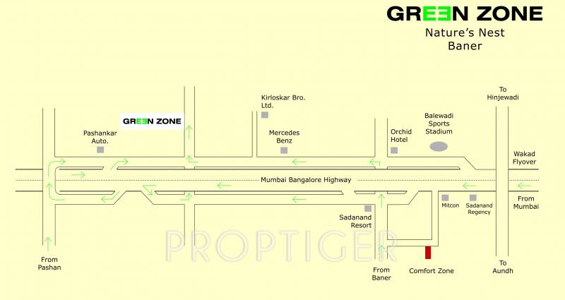  green-zone Images for Location Plan of Aditya Builders Pune Green Zone