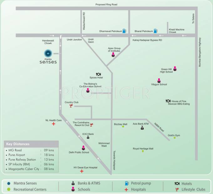  senses Images for Location Plan of Mantra Senses