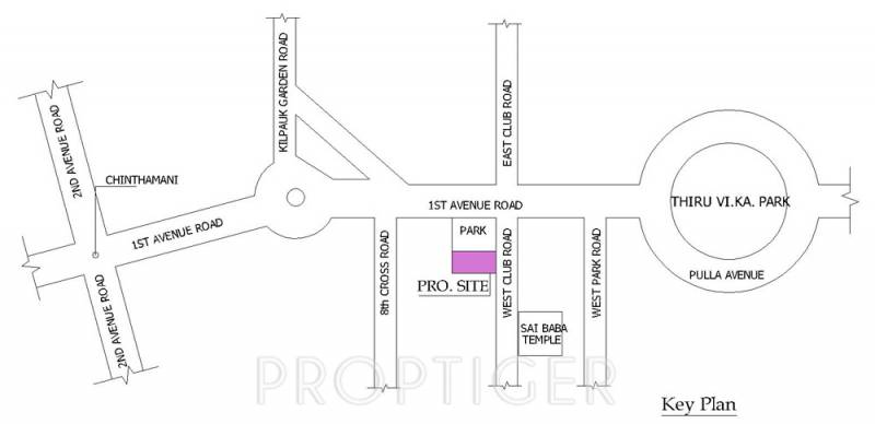 Images for Location Plan of Pushkar Sai Nivas
