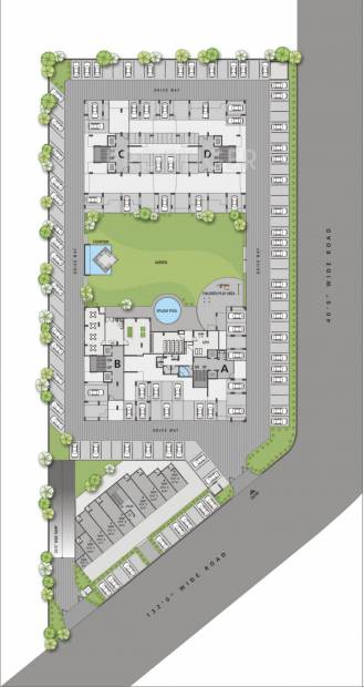  palm-meadows Cluster Plan for Ground Floor