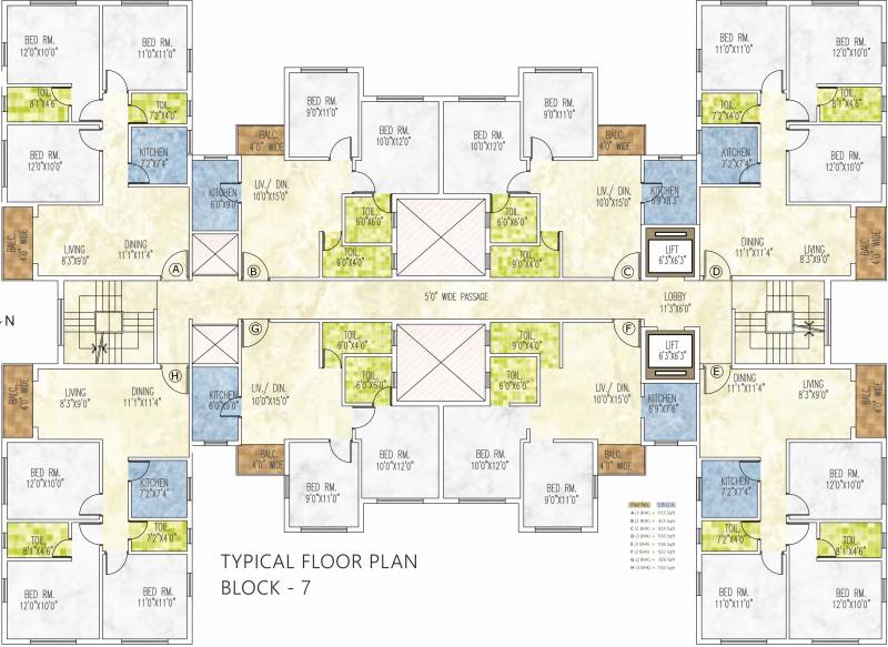  greens Images for Cluster Plan of Riya Manbhari Greens