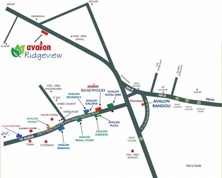  ridgeview Images for Location Plan of Avalon Ridgeview