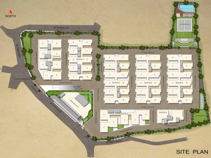  anandi Images for Site Plan of Vasathi Anandi